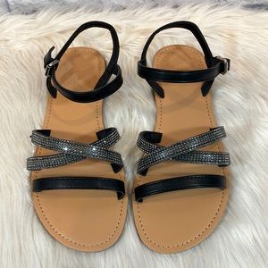 Forever 21 - Black Sparkly Sandals